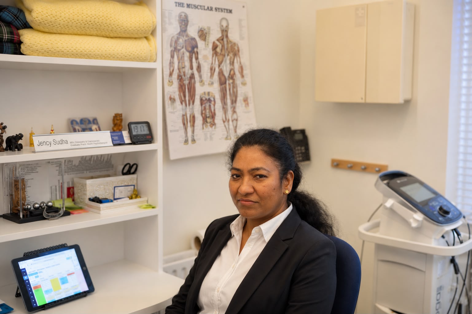 Jency Sudha, Highly Specialist Pelvic Health Physiotherapist